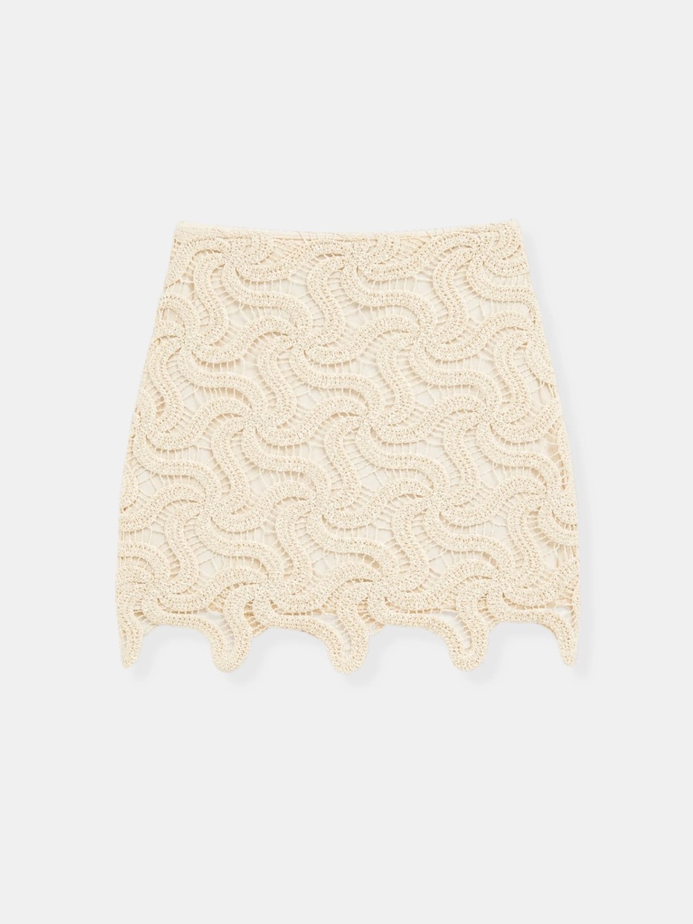 TRINA TURK
RICO SCALLOP SKIRT | BONITA BEIGE